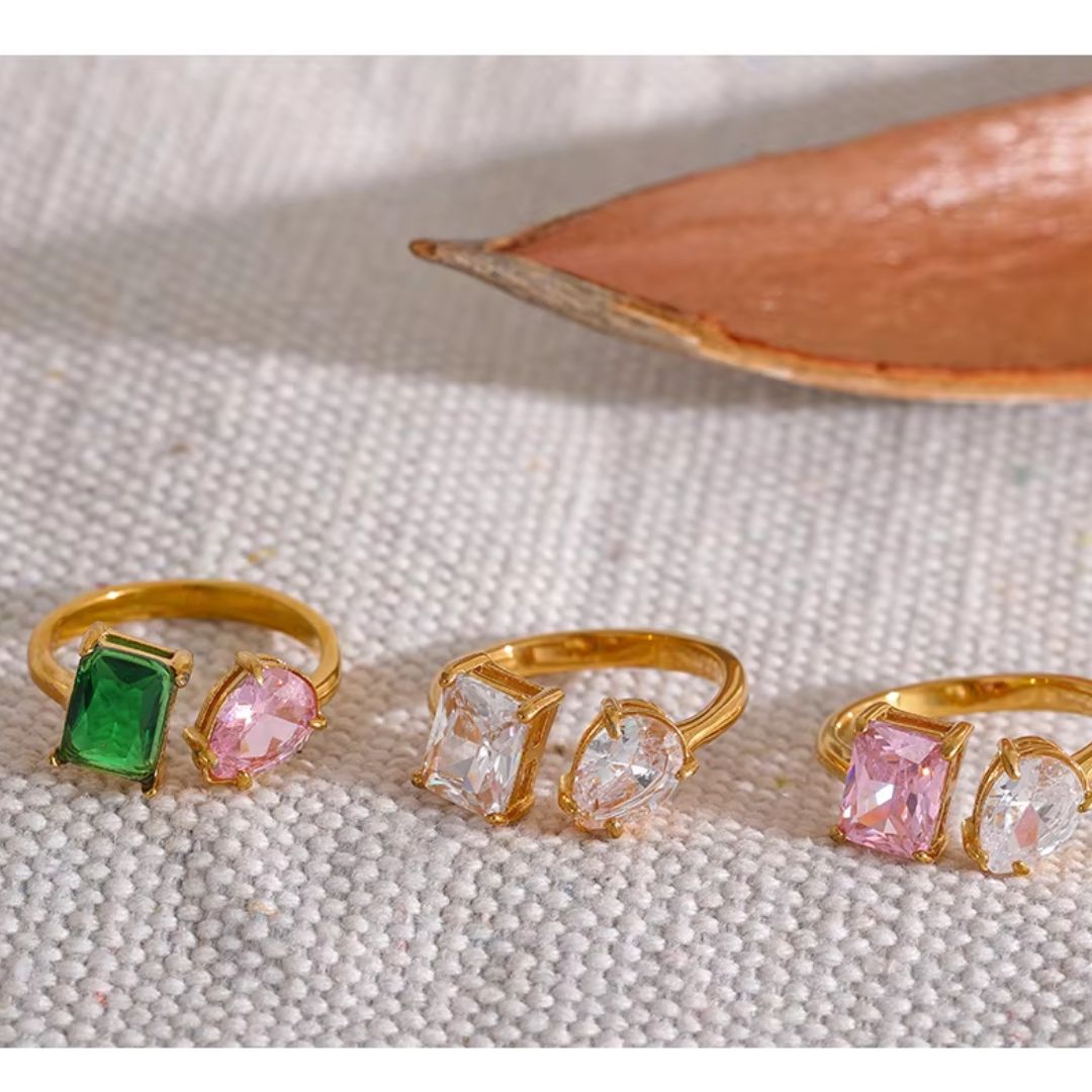 Toi Moi Adjustable Ring - 18K Gold Plated