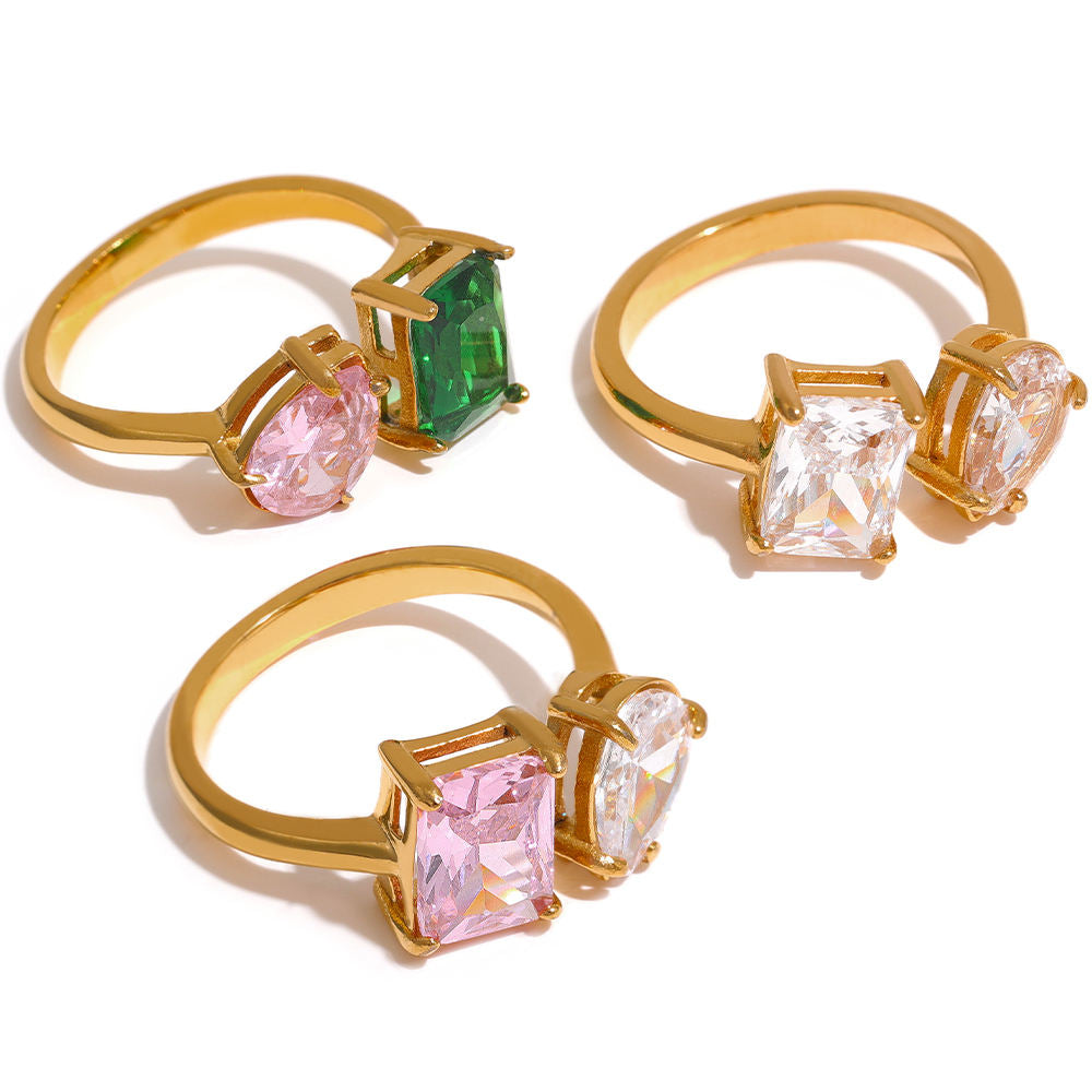 Toi Moi Adjustable Ring - 18K Gold Plated